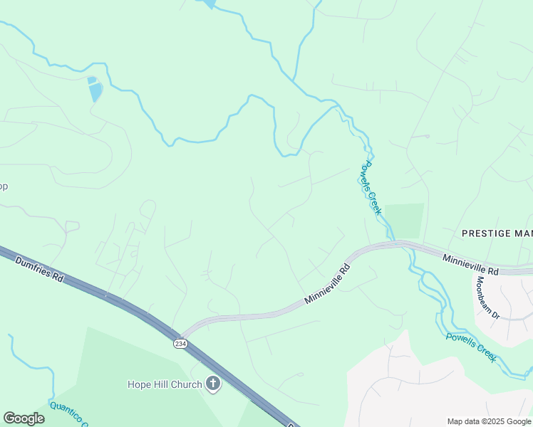 map of restaurants, bars, coffee shops, grocery stores, and more near 14731 Conway Drive in Manassas