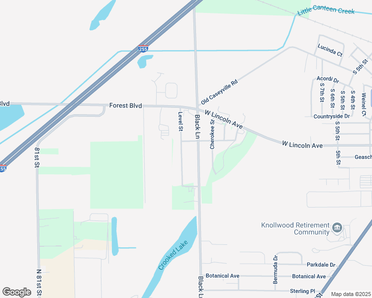 map of restaurants, bars, coffee shops, grocery stores, and more near 1788 Level Street in Caseyville