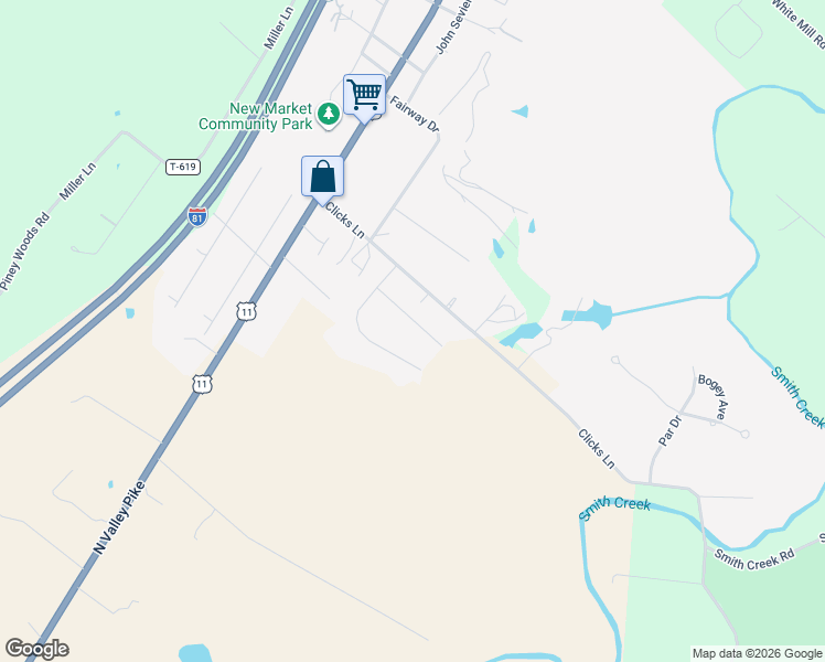 map of restaurants, bars, coffee shops, grocery stores, and more near 287 Periwinkle Lane in New Market