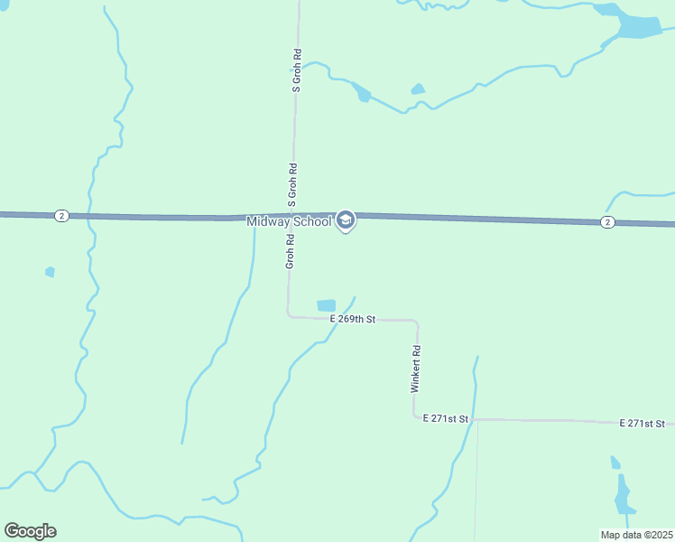 map of restaurants, bars, coffee shops, grocery stores, and more near 5801 Missouri 2 in Cleveland