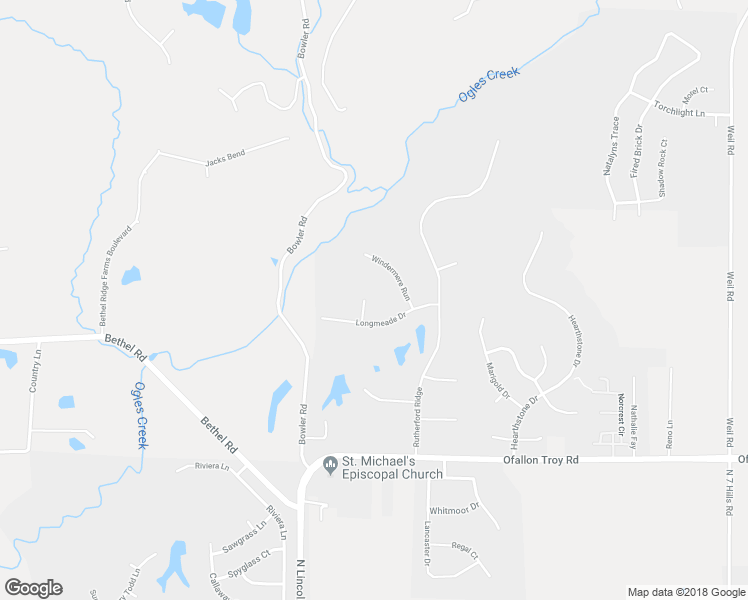 map of restaurants, bars, coffee shops, grocery stores, and more near 1146 Albion Court in O'Fallon