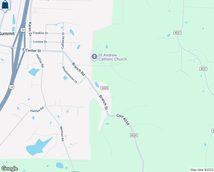 map of restaurants, bars, coffee shops, grocery stores, and more near 498 County Road 4045 in Holts Summit