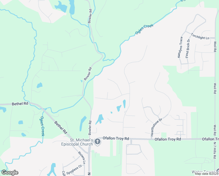 map of restaurants, bars, coffee shops, grocery stores, and more near 1146 Albion Court in O'Fallon