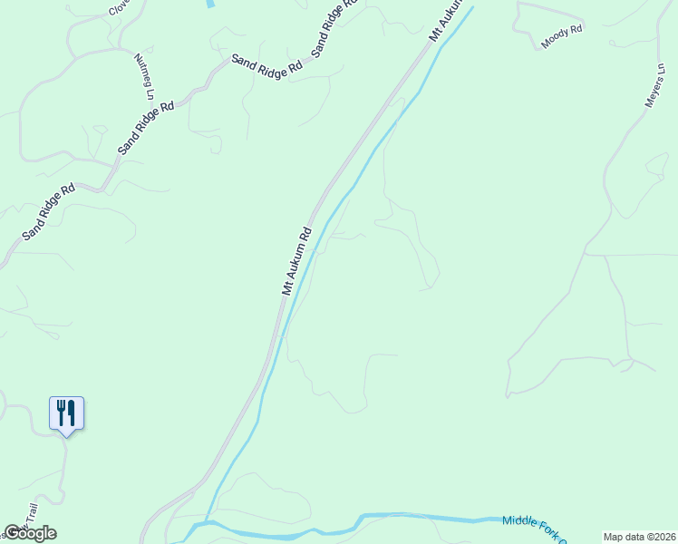 map of restaurants, bars, coffee shops, grocery stores, and more near 1025 Mount Aukum Court in Somerset