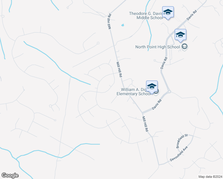 map of restaurants, bars, coffee shops, grocery stores, and more near 9442 Pep Rally Lane in Waldorf