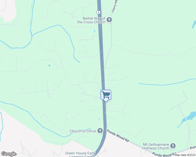 map of restaurants, bars, coffee shops, grocery stores, and more near 5101 Nanticoke Way in Huntingtown