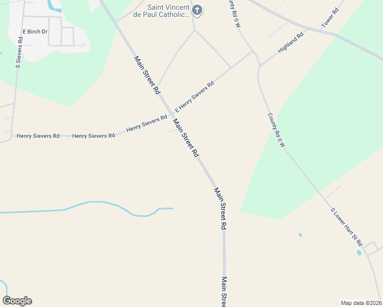 map of restaurants, bars, coffee shops, grocery stores, and more near 2749 South Main Street Road in Vincennes