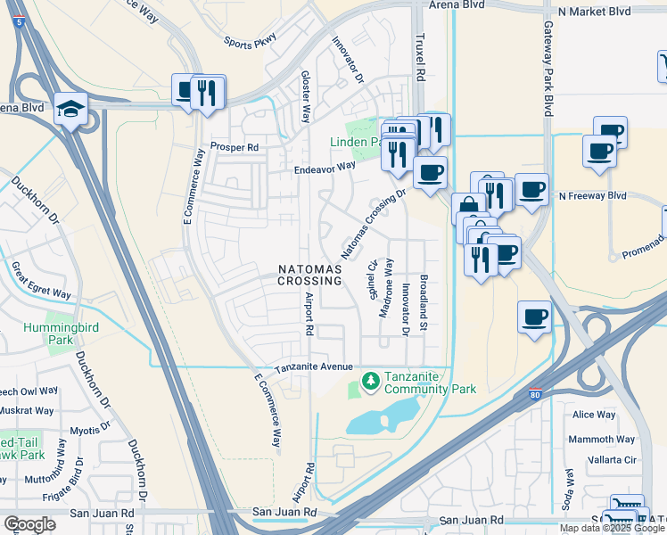 Natomas Crossing Dr & Bilsted Way, Sacramento CA Walk Score