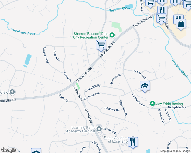 map of restaurants, bars, coffee shops, grocery stores, and more near 4851 Dane Ridge Circle in Dale City