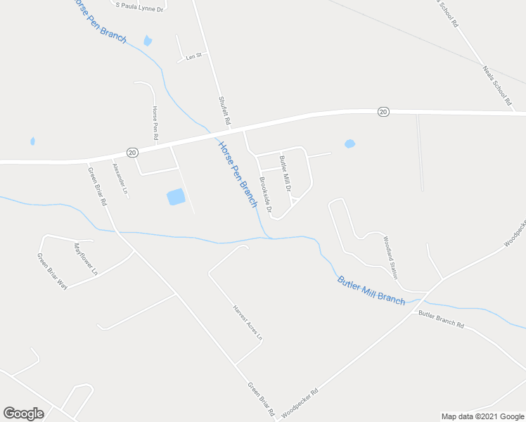 map of restaurants, bars, coffee shops, grocery stores, and more near 25607 Brookside Drive in Seaford