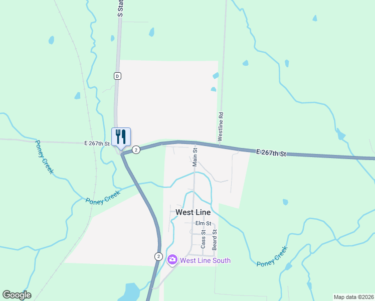 map of restaurants, bars, coffee shops, grocery stores, and more near 1607 Missouri 2 in Cleveland