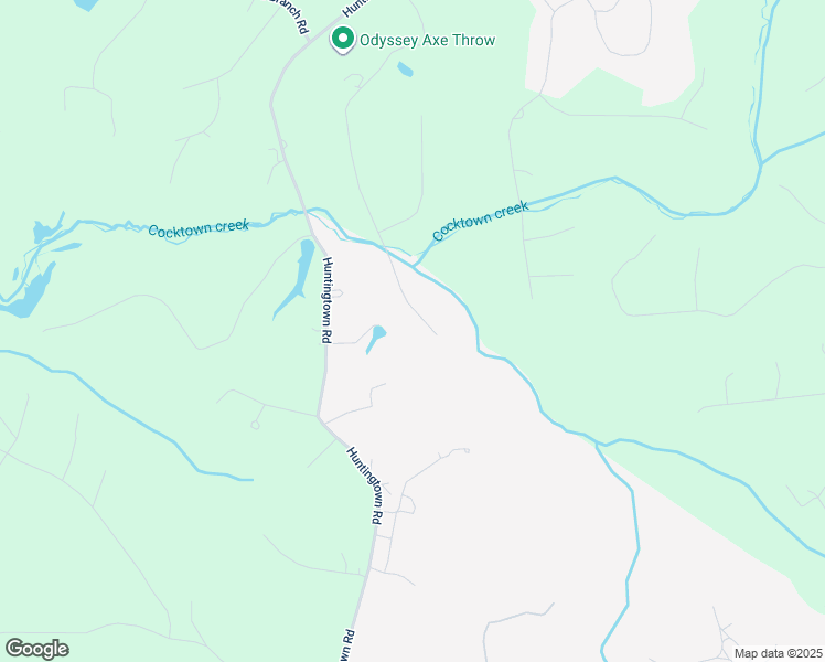 map of restaurants, bars, coffee shops, grocery stores, and more near 5570 Warren Drive in Huntingtown