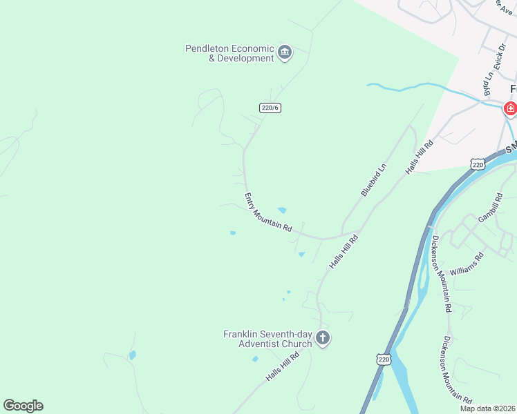 map of restaurants, bars, coffee shops, grocery stores, and more near 325 Entry Mountain Road in Franklin