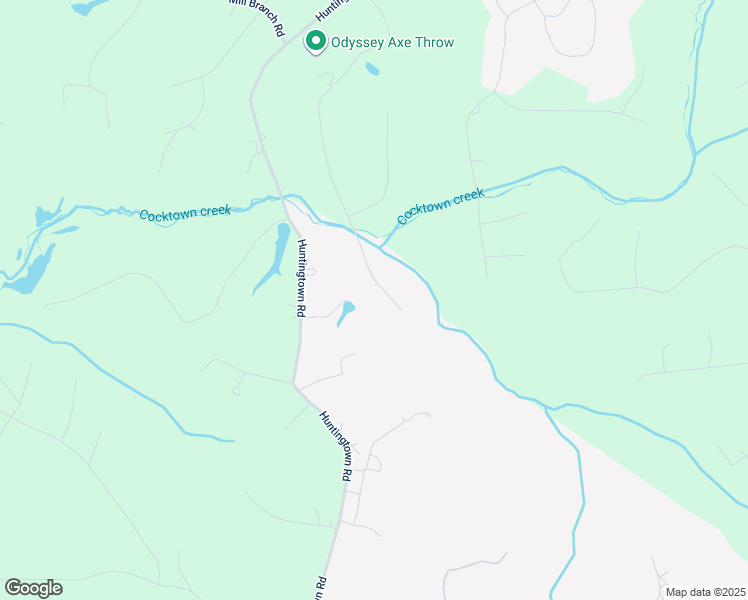map of restaurants, bars, coffee shops, grocery stores, and more near 5570 Warren Drive in Huntingtown