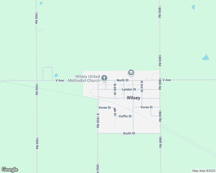 map of restaurants, bars, coffee shops, grocery stores, and more near 601-799 Lyndon St in Wilsey