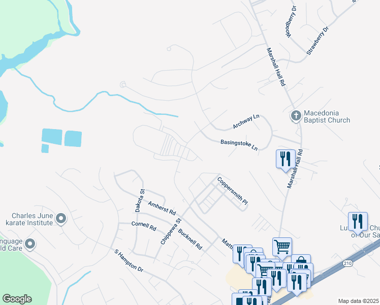 map of restaurants, bars, coffee shops, grocery stores, and more near 3029 Coriander Place in Bryans Road