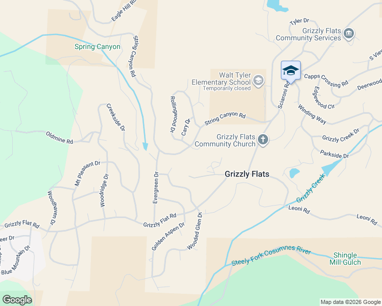 map of restaurants, bars, coffee shops, grocery stores, and more near 4497 String Canyon Road in Somerset