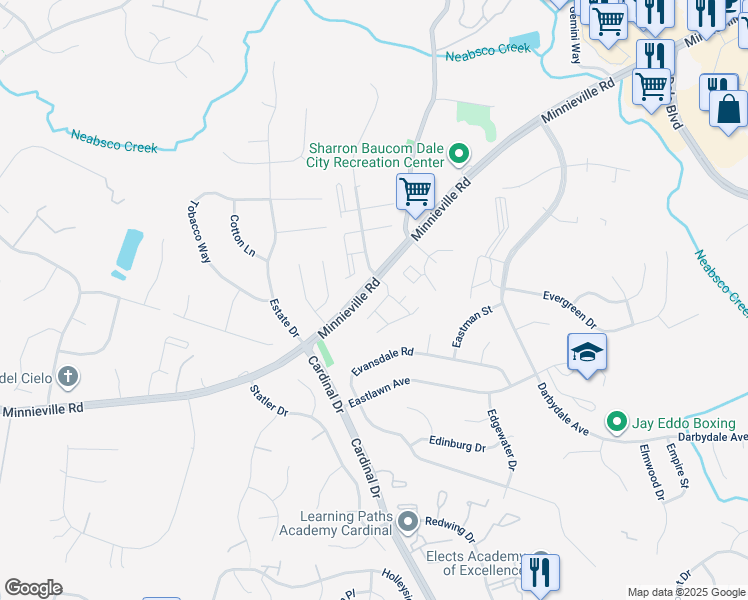 map of restaurants, bars, coffee shops, grocery stores, and more near 4722 Dane Ridge Circle in Dale City