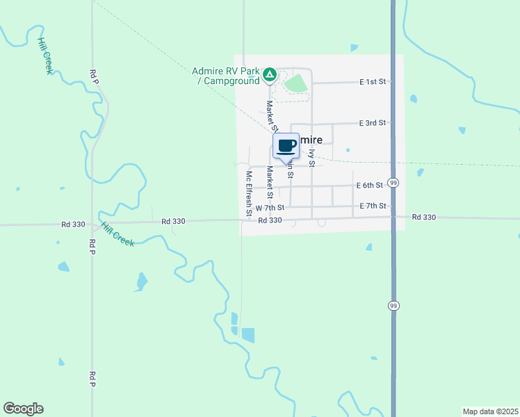 map of restaurants, bars, coffee shops, grocery stores, and more near 601-699 Mc Elfresh Street in Admire