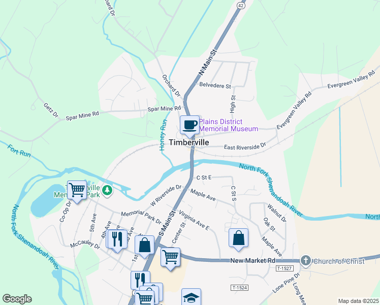 124 North Main Street, Timberville VA Walk Score