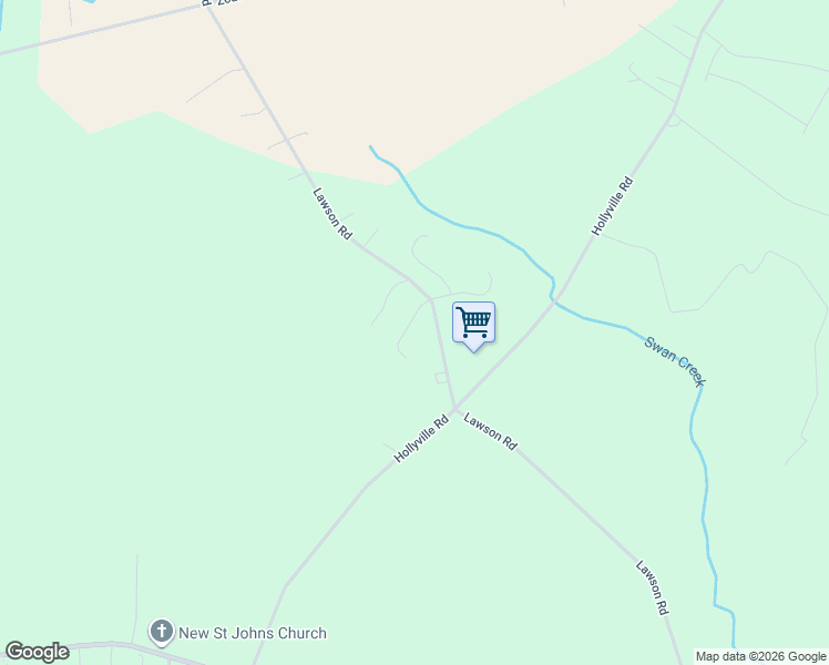 map of restaurants, bars, coffee shops, grocery stores, and more near 24866 Lawson Road in Georgetown