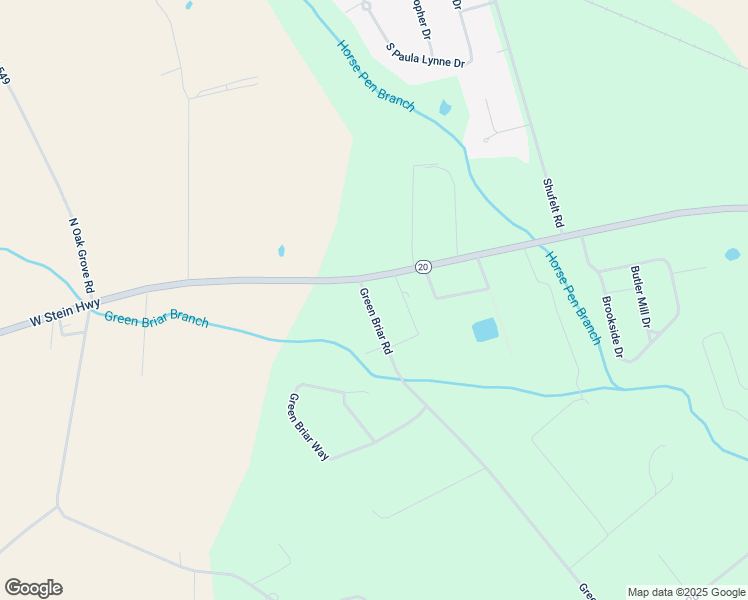 map of restaurants, bars, coffee shops, grocery stores, and more near 25433 Greenbriar Road in Seaford