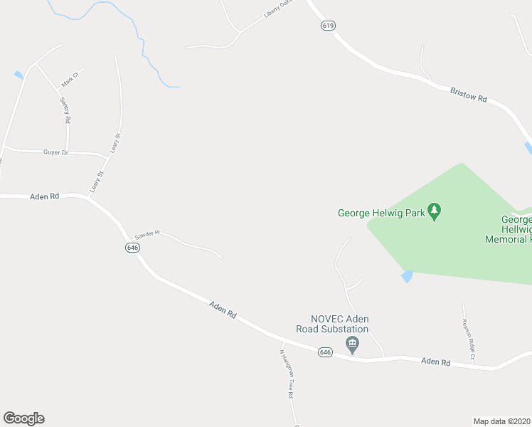 map of restaurants, bars, coffee shops, grocery stores, and more near 14477 Aden Road in Nokesville