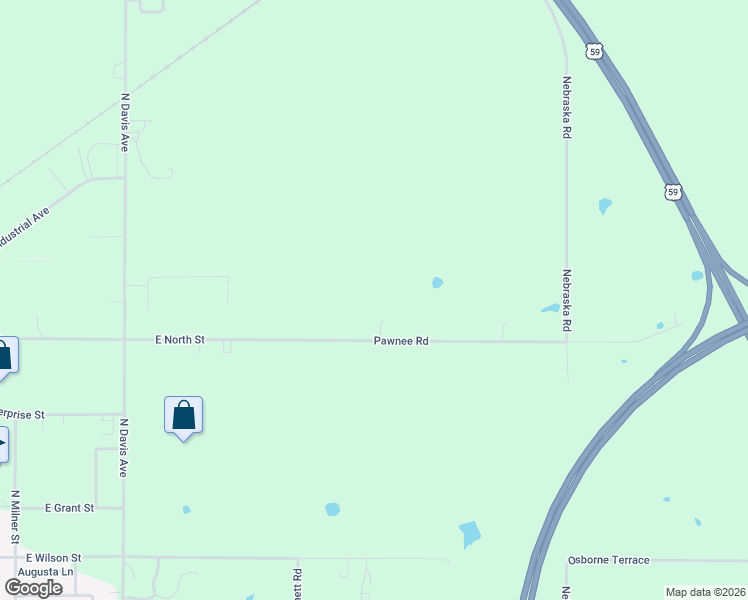 map of restaurants, bars, coffee shops, grocery stores, and more near 3335 Pawnee Road in Ottawa