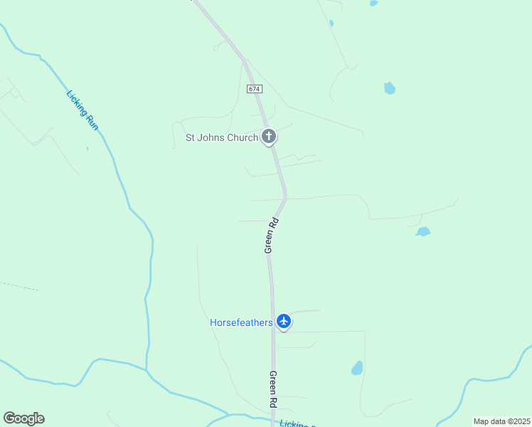 map of restaurants, bars, coffee shops, grocery stores, and more near 9568 Green Road in Midland