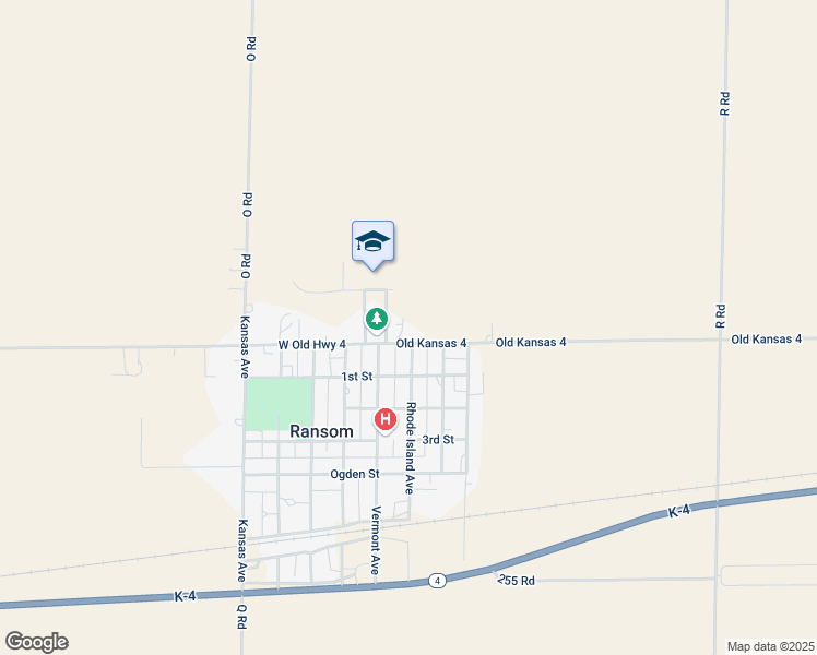 map of restaurants, bars, coffee shops, grocery stores, and more near 121 North Rhode Island Avenue in Ransom