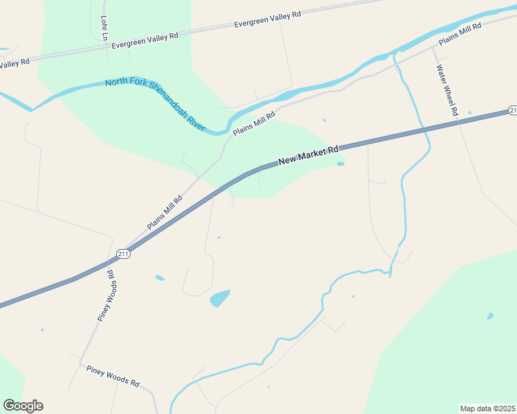 map of restaurants, bars, coffee shops, grocery stores, and more near 17010 New Market Road in Timberville