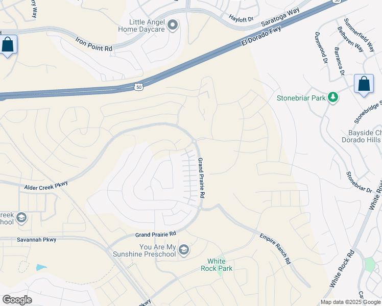 map of restaurants, bars, coffee shops, grocery stores, and more near 3120 Sunny Gate Lane in Folsom