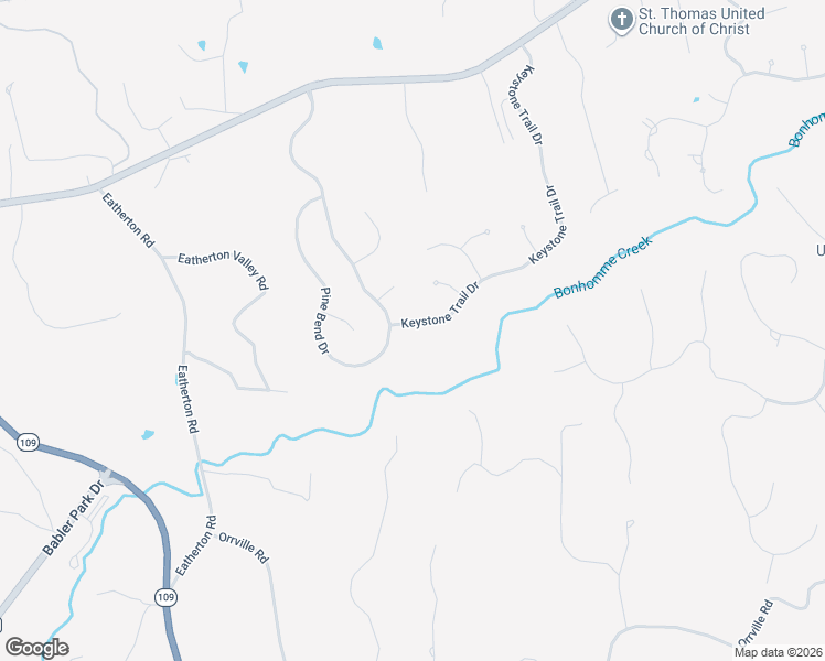 map of restaurants, bars, coffee shops, grocery stores, and more near 1193 Keystone Trail Drive in Wildwood