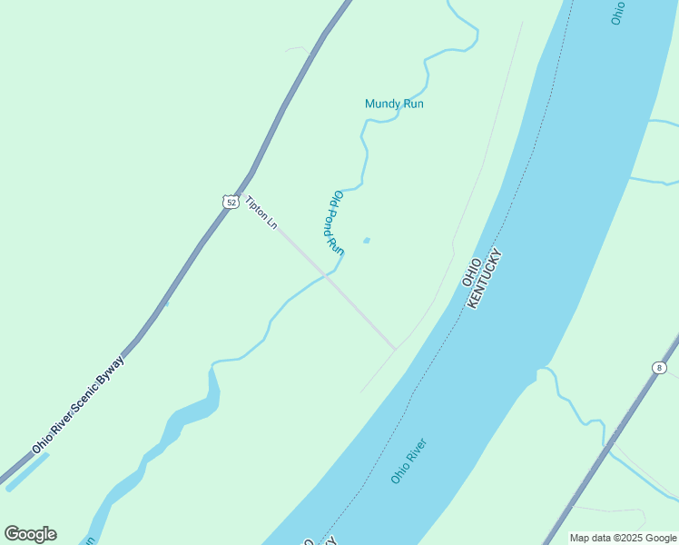 map of restaurants, bars, coffee shops, grocery stores, and more near 341B Tipton Lane in Scioto County