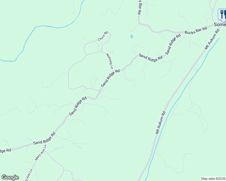 map of restaurants, bars, coffee shops, grocery stores, and more near 5198 Pistachio Lane in Placerville