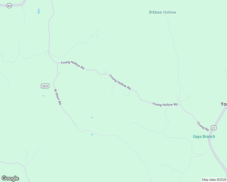 map of restaurants, bars, coffee shops, grocery stores, and more near 867 Young Road in Kenna