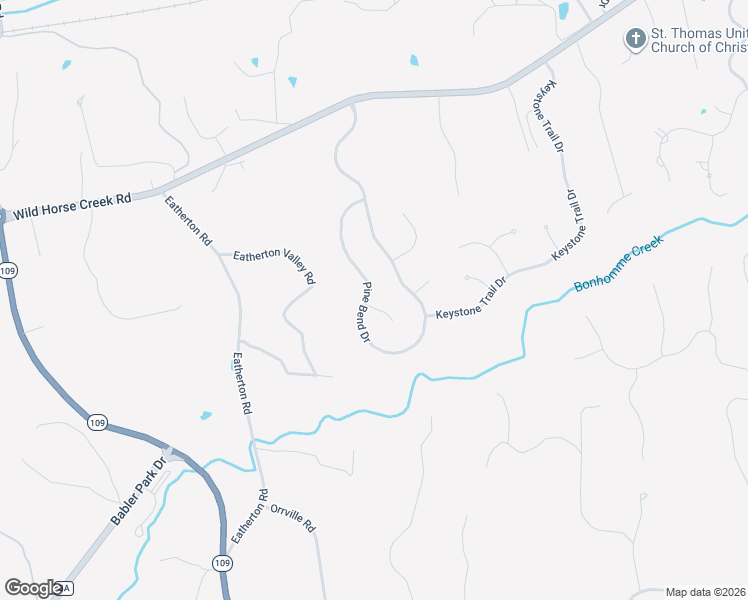 map of restaurants, bars, coffee shops, grocery stores, and more near 18140 Big Pine Court in Wildwood