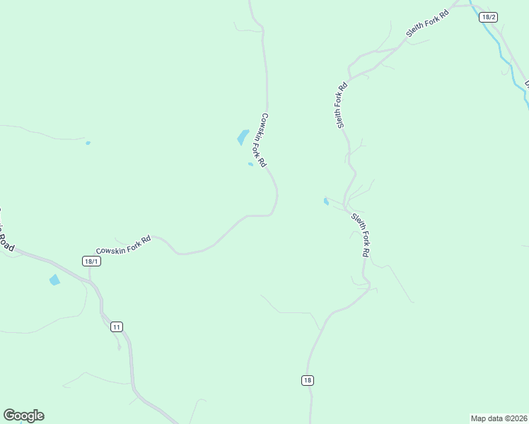 map of restaurants, bars, coffee shops, grocery stores, and more near 1527 County Route 18/1 in Duck