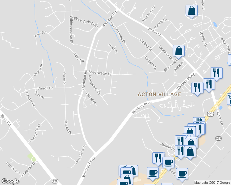 map of restaurants, bars, coffee shops, grocery stores, and more near 11824 Murre Court in Waldorf