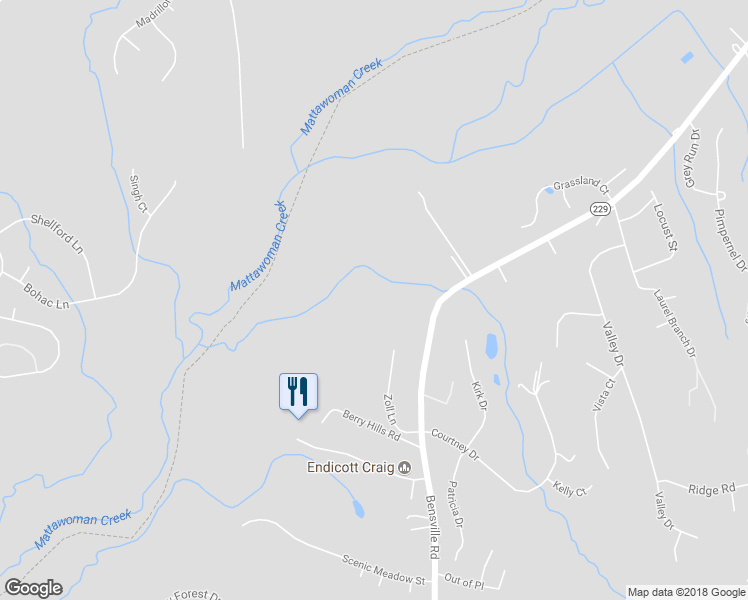 map of restaurants, bars, coffee shops, grocery stores, and more near 8400 Bensville Road in Waldorf