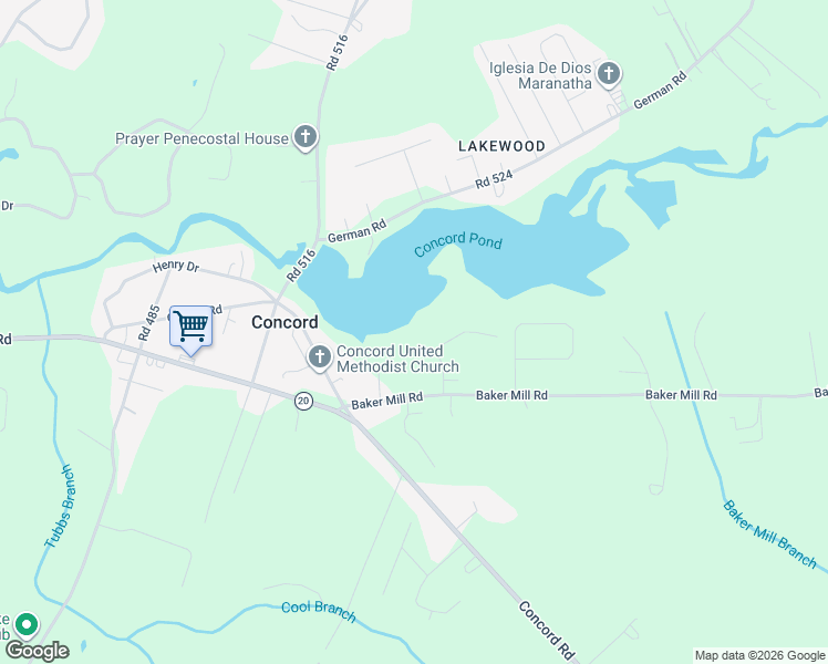 map of restaurants, bars, coffee shops, grocery stores, and more near 25353 Mallard Drive in Seaford
