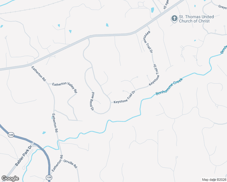 map of restaurants, bars, coffee shops, grocery stores, and more near 18001 Little Pine Court in Wildwood