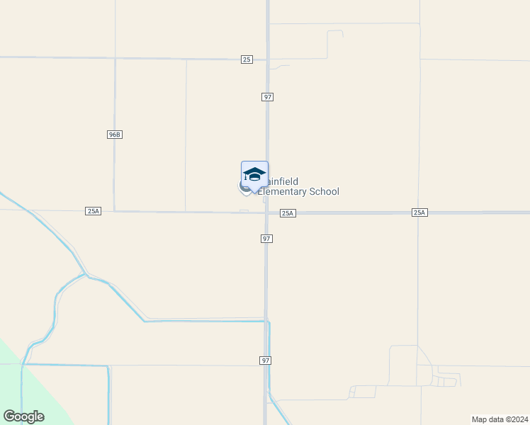 map of restaurants, bars, coffee shops, grocery stores, and more near 36998 County Road 25A in Woodland