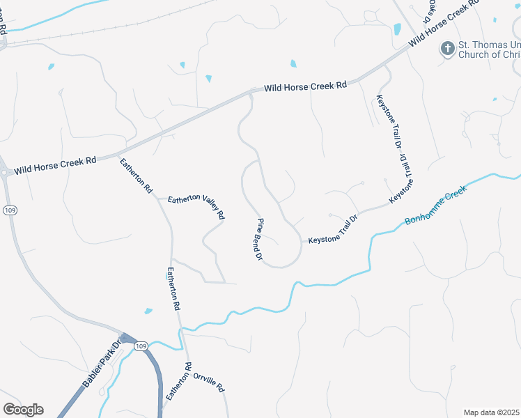 map of restaurants, bars, coffee shops, grocery stores, and more near 461 Pine Bend Drive in Wildwood