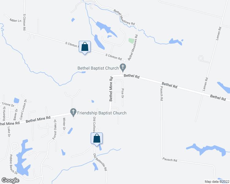 map of restaurants, bars, coffee shops, grocery stores, and more near Vinci Drive in Caseyville