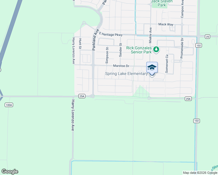 map of restaurants, bars, coffee shops, grocery stores, and more near 2300 Murphey Drive in Woodland