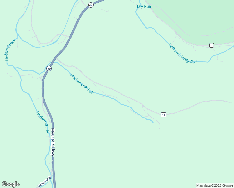 map of restaurants, bars, coffee shops, grocery stores, and more near 236 Hacker Lick Run in Hacker Valley