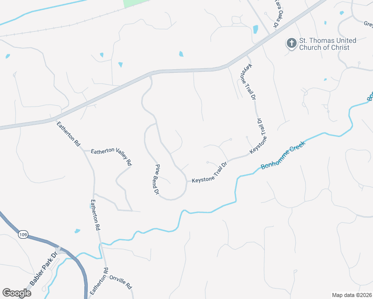 map of restaurants, bars, coffee shops, grocery stores, and more near 18001 Little Pine Court in Wildwood