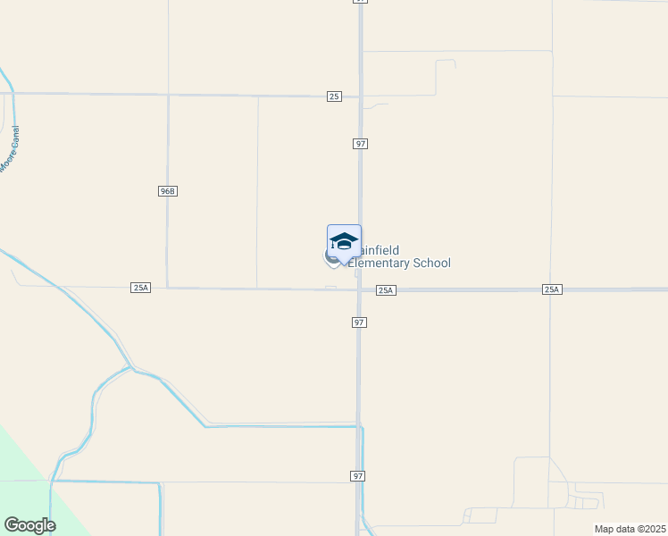map of restaurants, bars, coffee shops, grocery stores, and more near 20450 County Road 97 in Woodland