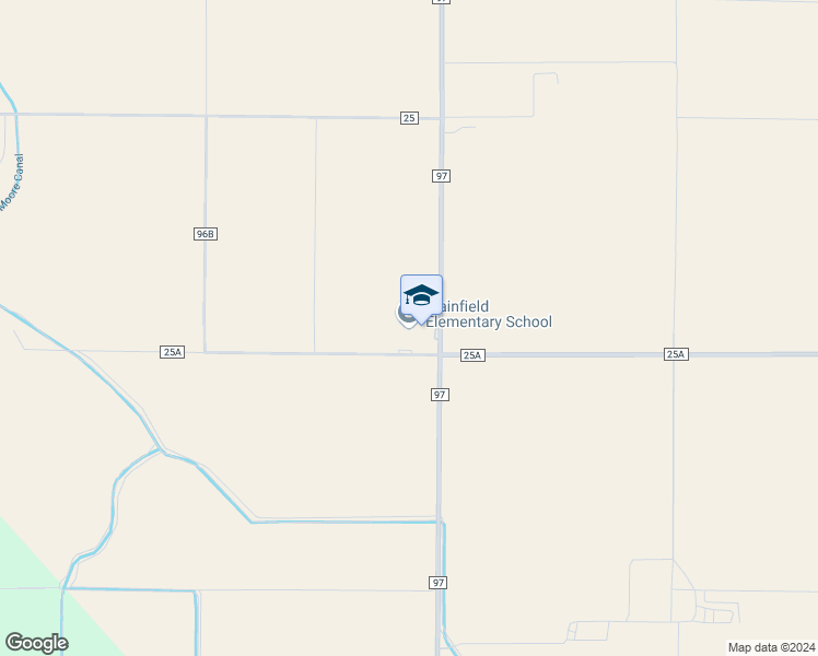 map of restaurants, bars, coffee shops, grocery stores, and more near 20450 County Road 97 in Woodland